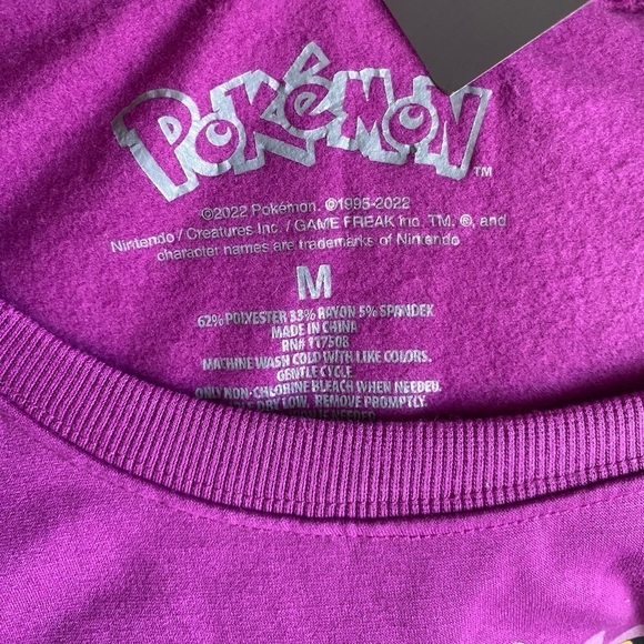 NWT-POKÉMON-PURPLE SWEATSHIRT-SIZE MEDIUM - Picture 7 of 7